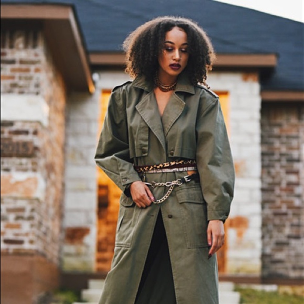 Vin'tij 80's Ezola Trench Coat